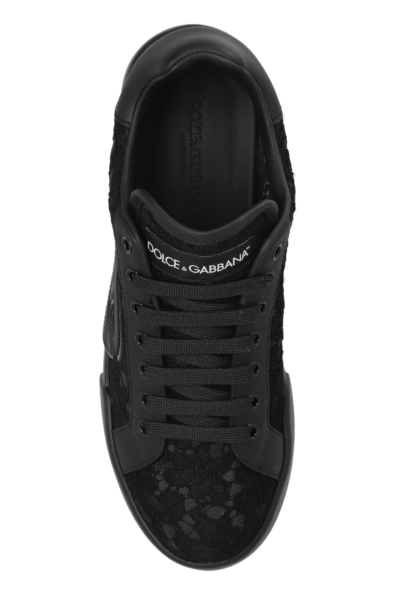 Black Sports shoes with lace insert Dolce & Gabbana - Vitkac AS